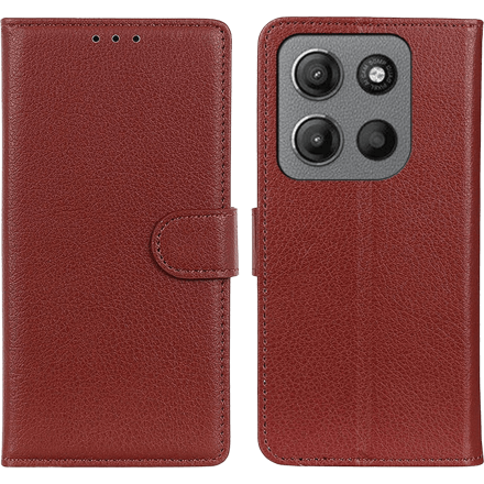 Comfycase Motorola Moto G17 Power Mandala Wallet Bruin