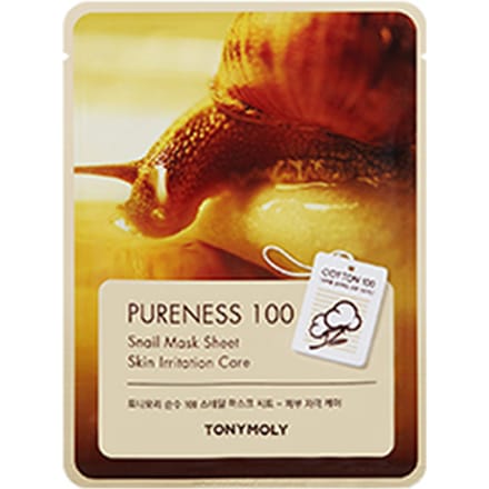 TONYMOLY - Pureness 100 Mask Sheet - Snail - 1stuk