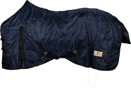 Budget Rider Fleece Gevoerde Staldeken - Maat: 185 - Donkerblauw - Polyester