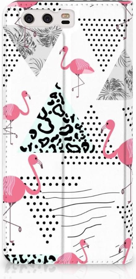 Huawei P10 Plus Hoesje maken Flamingo Triangle