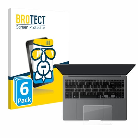 Screenprotector 6 Stuks voor Samsung Galaxy Book5 Pro 16" (Touch Trackpad) Beschermglas transparant