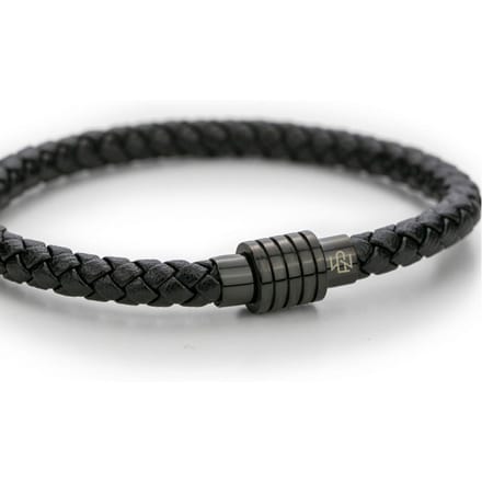 Paul McNeal MB0031BB Lederen Armband Lengte 21cm