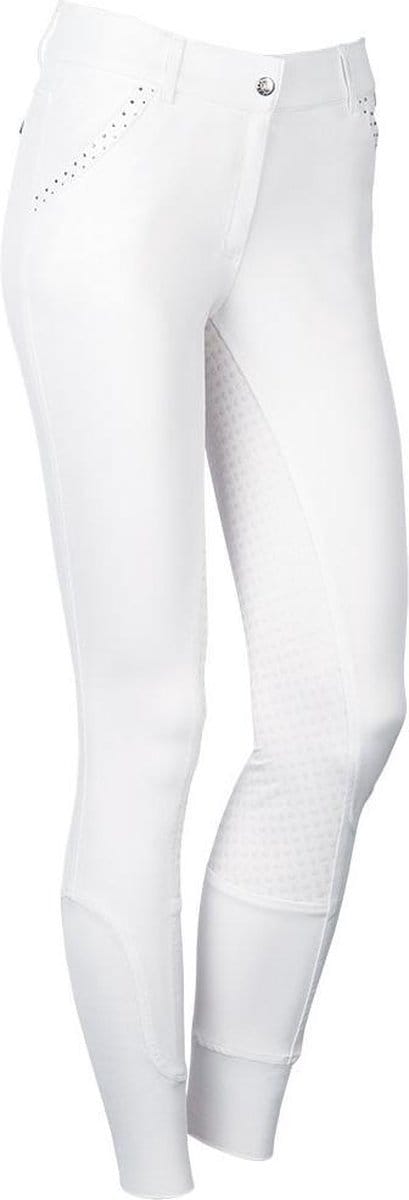 Harry's Horse Rijbroek EQS Moonstone Full Grip Wit - 36