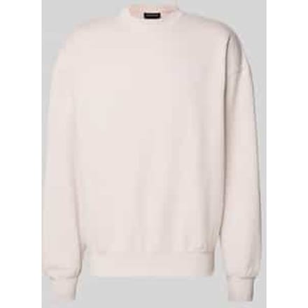 oversized sweatshirt met labelstitching