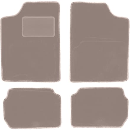 Beige veloursmatten voor: Suzuki Swift II hatchback, sedan (1988-2004)