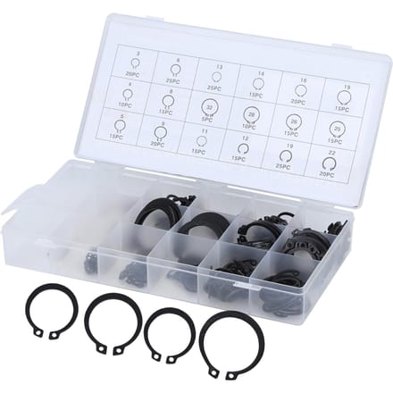 300 stuks 2 32mm E Clip Snap Borgring Kit Externe Borgring Assortimentset