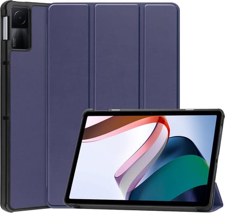 Cazy tablet Hoes geschikt voor Xiaomi Redmi Pad - TriFold Bookcase - Blauw