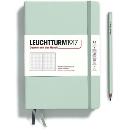 Leuchtturm1917 A5 Medium Natural Colours Notitieboek dotted Mint Green - Notebook - 4004117625978