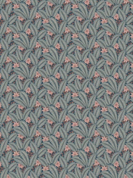 Boråstapeter Vliesbehang 2251 - Treasured - Botanisch Blauw - 53cm x 10.05m