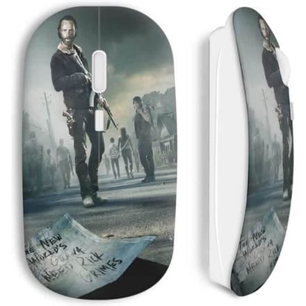 Souris sans fil - The Walking Dead - Blanc - Clé USB wifi incluse - Compatible Mac et PC