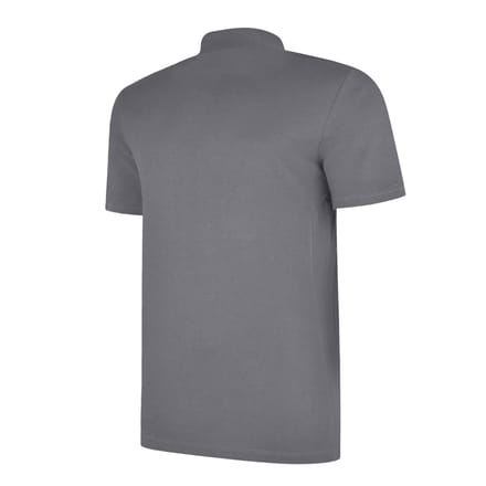 Umbro Heren Essential Poloshirt (Koolstof/Wit)