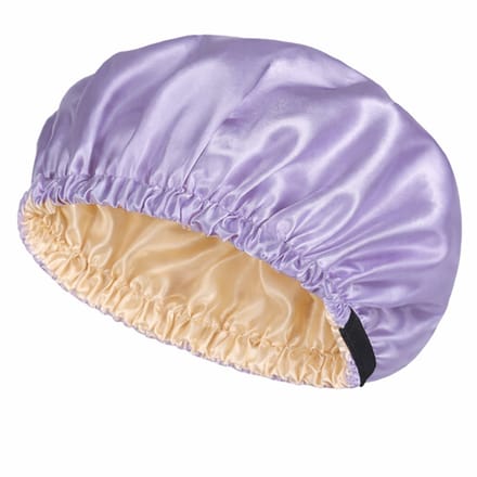Haibu Essentials Bonnet Lila - Satijnen Slaapmuts - Satijnen Bonnet - Silk Bonnet - Zijden Bonnet