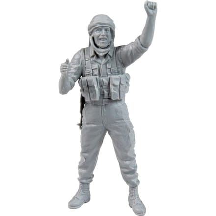 AK Interactive Équipage de Véhicule de Combat Léger Désert Set de Figurines Maquette en Plastique AK35017 1/35 gray