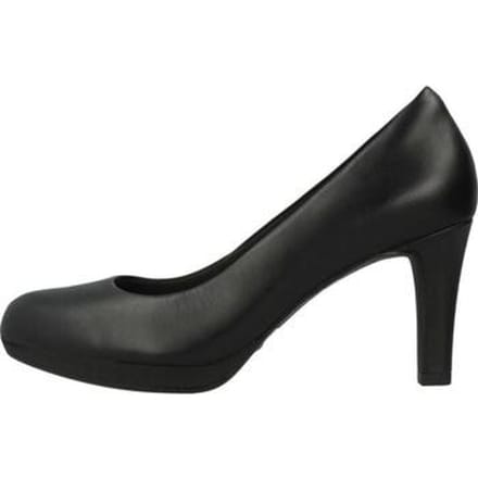 Clarks Adriel Viola Dames Pumps - Black Leather - Maat 36