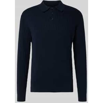 Gebreide pullover met polokraag
