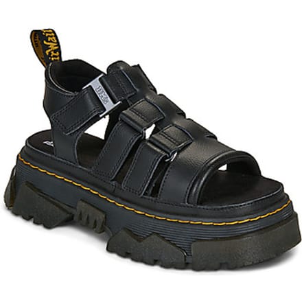 Dr. Martens Mattison 3 Strap Sandals, Vrouwen, Zwart, Sandalen, maat: 37