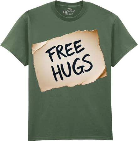 Free Hugs Note The Coloured House T-shirt S
