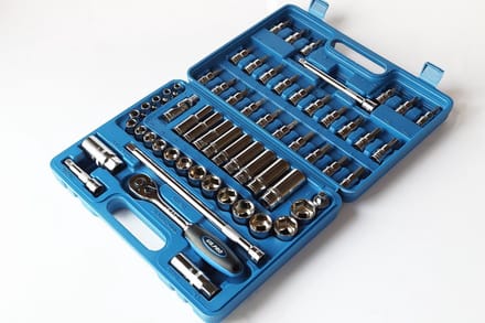 Dopsleutelset met ratel 3/8" 61-delig
