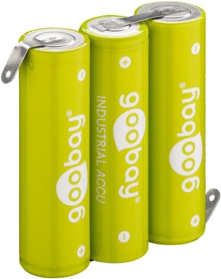 Goobay accupack | 3x AA (HR6) | 2100 mAh | soldeerbevestiging