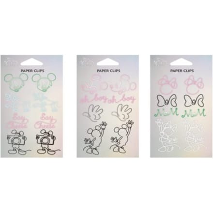 Disney 100 opal collection mickey & friends - paperclips assorti