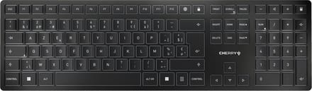 Cherry KW 9100 SLIM - Toetsenbord - Belgium - Zilver