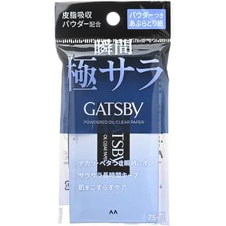 Mandom - Gatsby Powdered Oil Clear papier