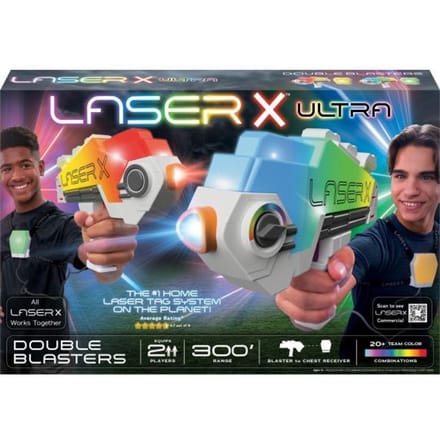Laser X Ultra Double Blasters lasergunset 2 speler Laser Shooting