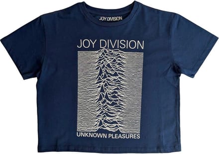 Joy Division - Unknown Pleasures Crop top - S - Blauw