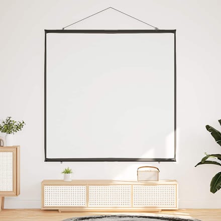 vidaXL - Projectiescherm - wandhangend - 89 - inch - 1:1