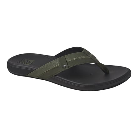 Reef Cushion Phantom 2.0 Olive/Gum Heren Slippers - Zwart/Olijfgroen - Maat 43