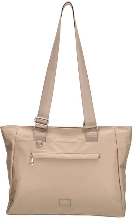 Charm London Odeon Schoudertas Shopper met Etui - Tote Bag - Dames Tas - Lichttaupe