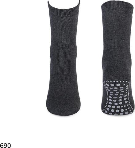 Antislip kindersokken van katoen – Antracite – 31-34