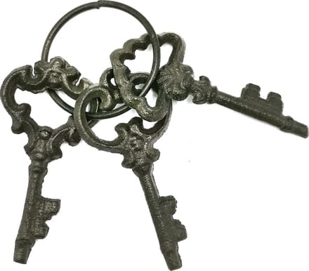 Sleutelbos Classic - Roestbruin - 11,5 x 5,5 cm - Sommerfield