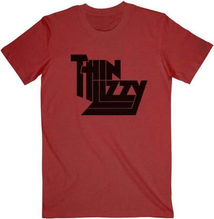 Thin Lizzy - Logo Heren T-shirt - M - Rood