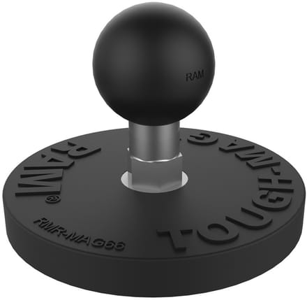 RAM Mount Tough-Mag Ronde Magneetbasis met B-Kogel - 66 mm