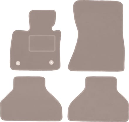 Beige velours vloermatten voor: BMW X6 E71 SUV (2008-2014)