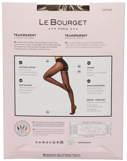 Le Bourget - zwart - pantys /collants - maat XL