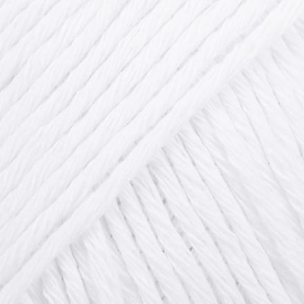 DROPS Cotton Light Uni Colour - 02 wit - Katoen/Polyester Garen