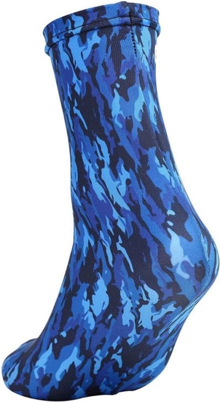 Cressi - Lycra - Water Sokken - Camo Blauw - Maat L / XL