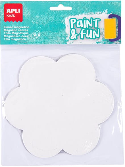 APLI Kids magnetisch schilderdoek bloem 15 cm schilderen creatief.