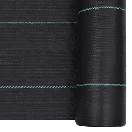 vidaXL - Worteldoek - 2x10 - m - PP - zwart