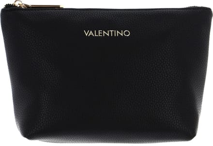 VALENTINO Toilettas Ring Re Soft Cosmetic Case Nero Zwart