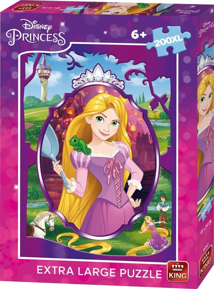 Disney 200 Stukjes XL Puzzel Rapunzel - King - 48 x 34 cm