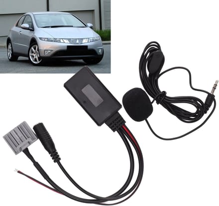 Mmgoqqt - Bluetooth 5.0 AUX Kabel Microfoon Adapter Set - Voor iOS 5 5C 5S 6 Plus - Civic 2006-2013 Vervanging