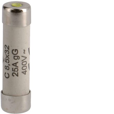 Hager Cilindrische Zekering 25A 8.5x32mm 400V AC - L8532C25 [10 Stuks]