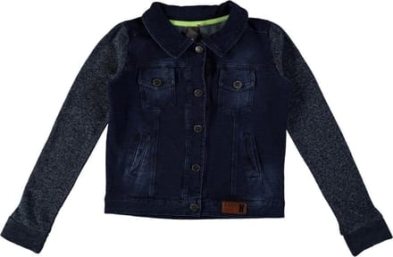 B. Nosy Jongens Knoopvest - NAVY HEARTS - Maat 122