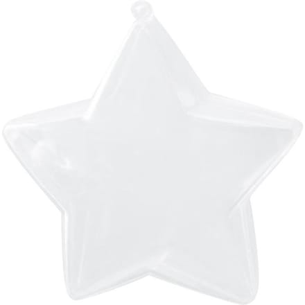 5 Stuks Transparante Bedankdoosjes Plastic Geschenkdoos Stervormige Snoepdoosjes voor Bruiloftsfeest white