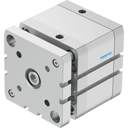 Festo Compacte Cilinder 80mm Boring 25mm Slag ISO 21287 Dubbelwerkend - 574061 - P2DRX