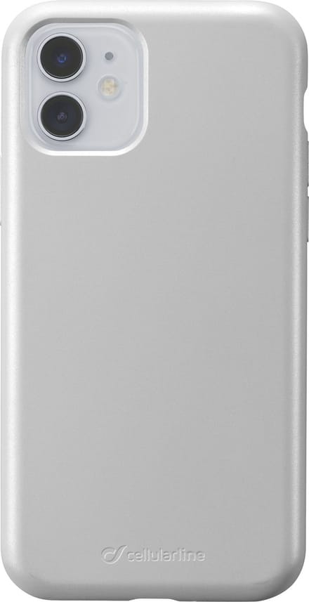 Cellularline - iPhone 11, hoesje sensation, zilver