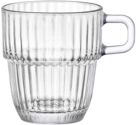 Rocco Bormioli - Koffieglas - Barshine - 18,5 cl - Glazen - Theeglas - 12 stuks